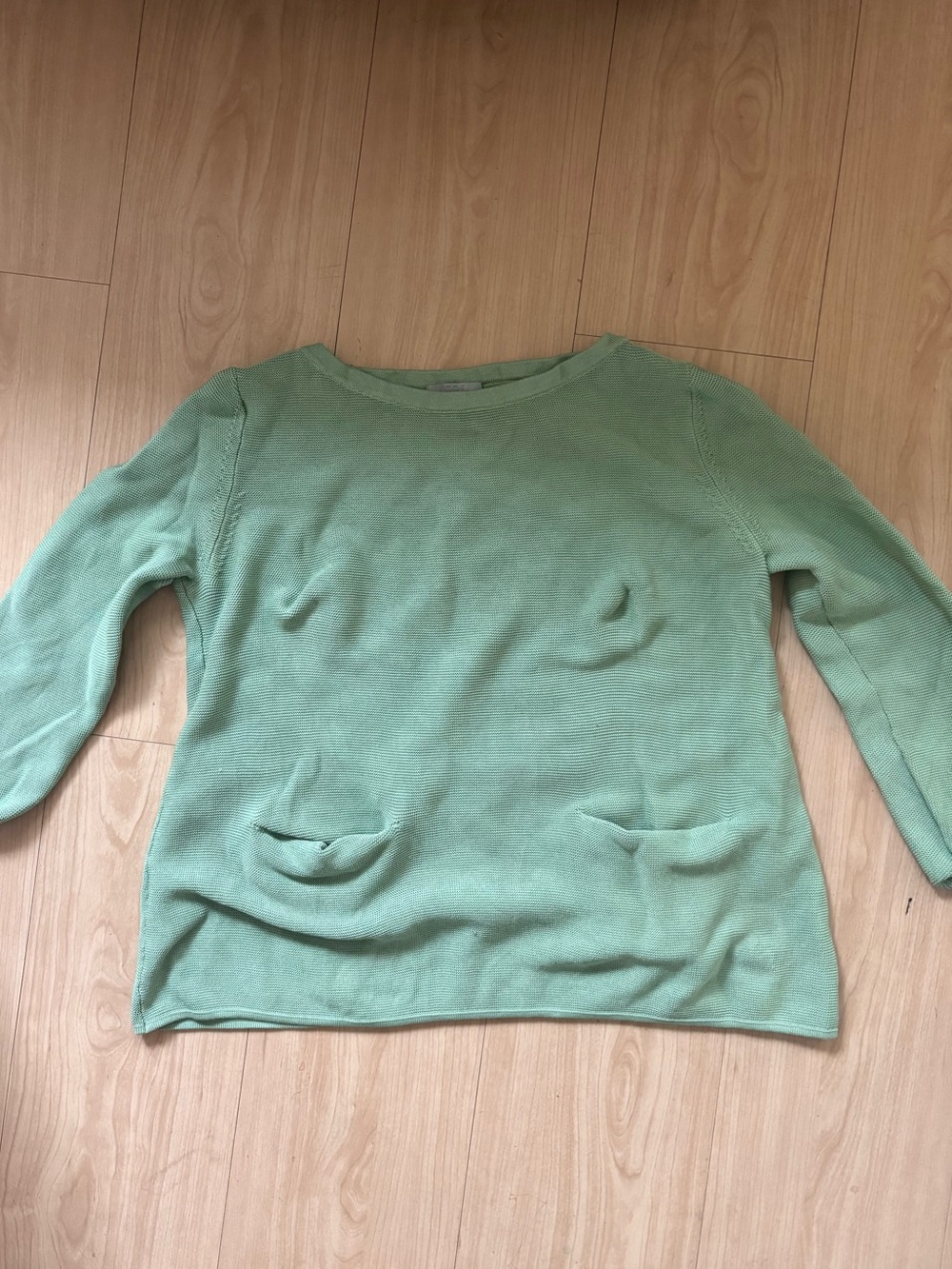 COS size 2 Women's Mint Green Pocket Sweater